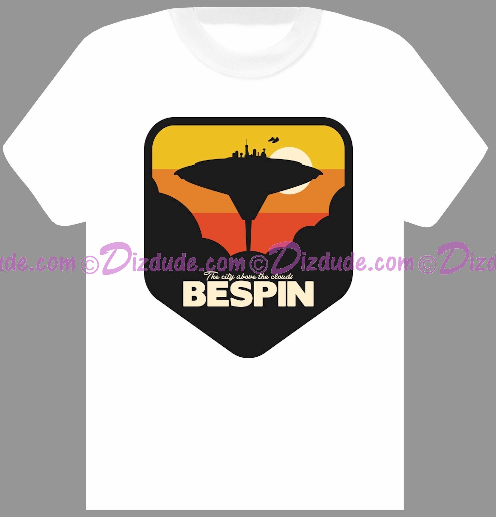 Star Wars Bespin ~ Fantasy T-shirt (Tshirt, T shirt or Tee) © Dizdude.com