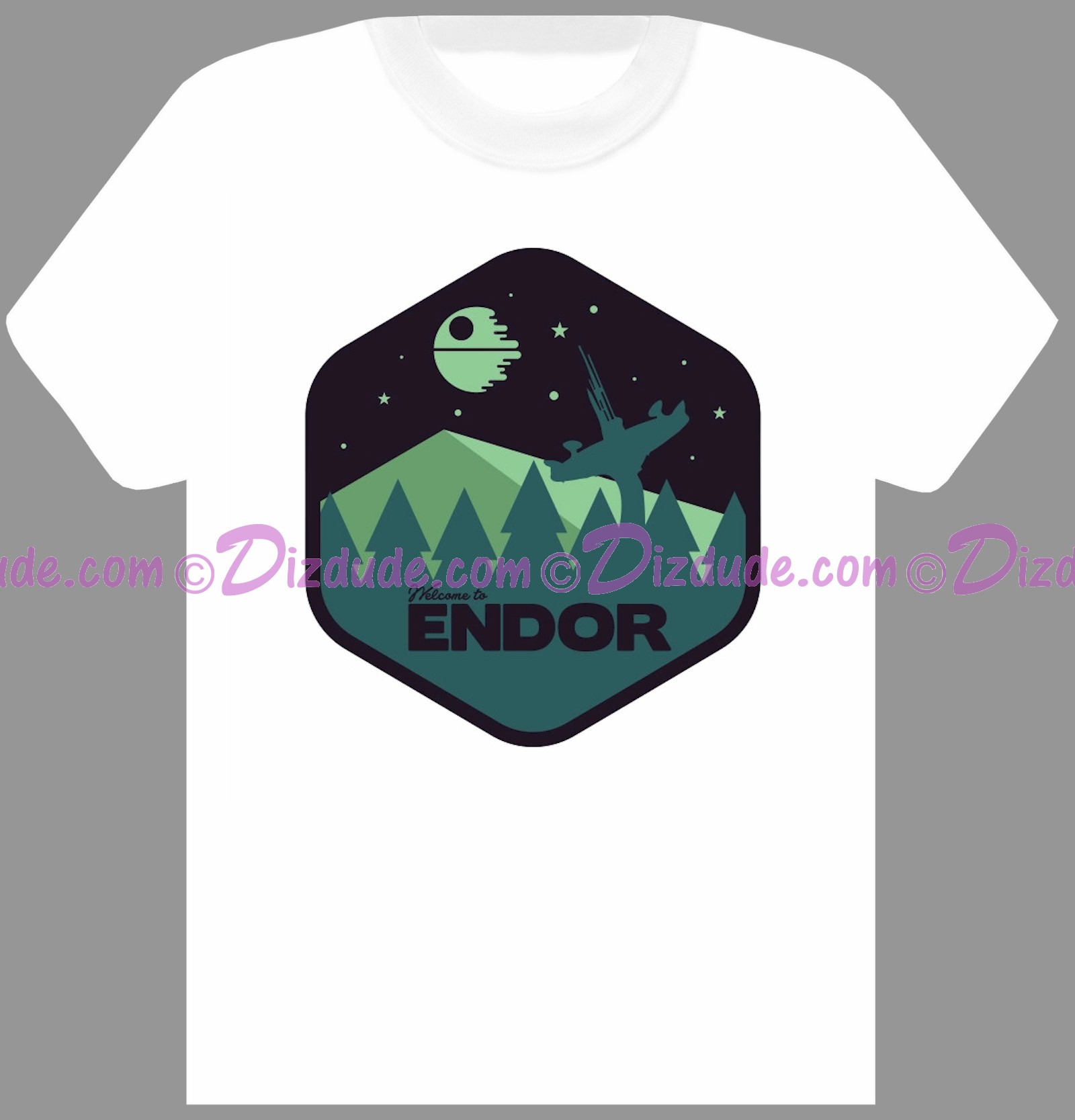 Star Wars Endor ~ Fantasy T-shirt (Tshirt, T shirt or Tee) © Dizdude.com
