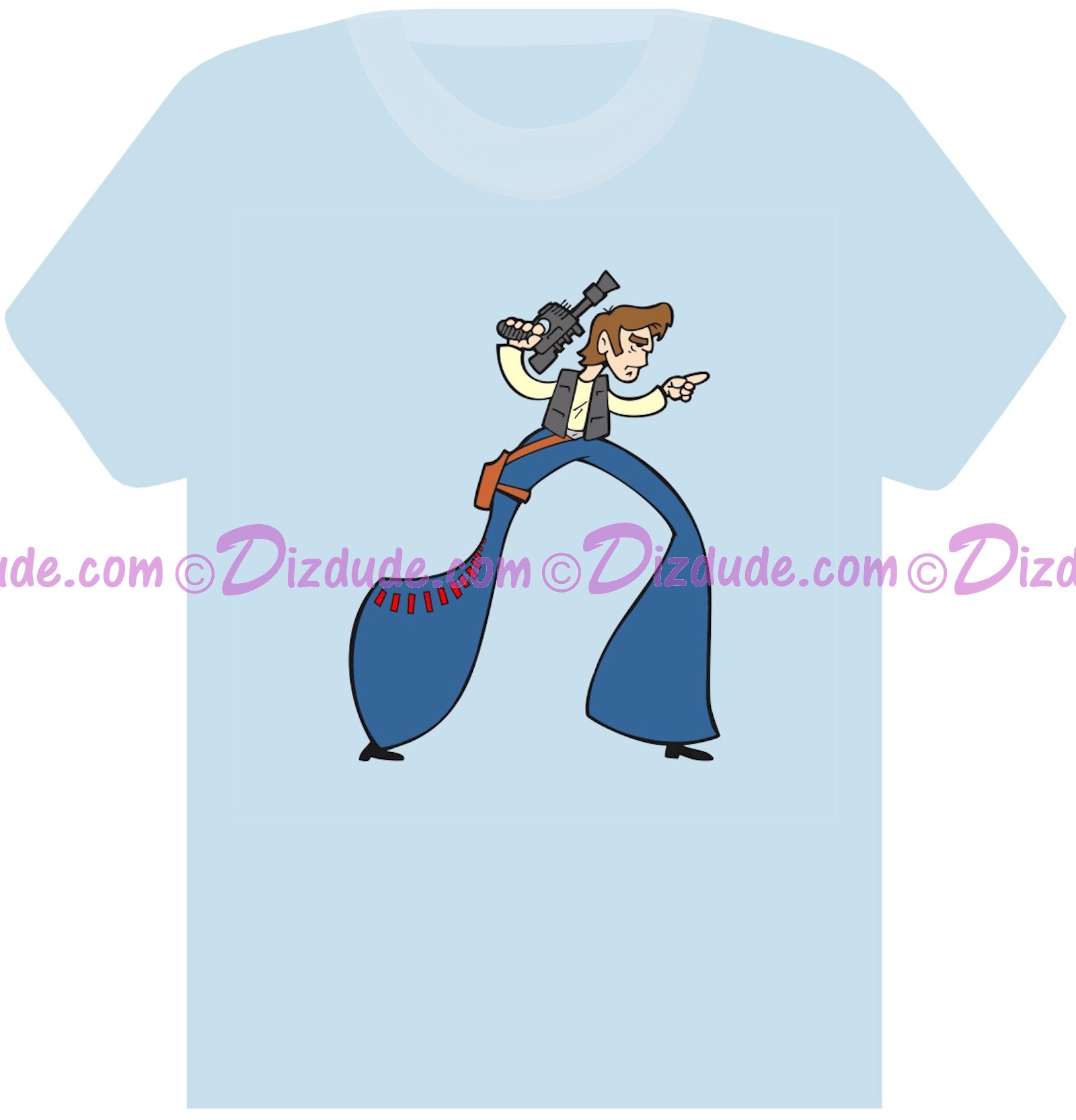 Star Wars Han Solo ~ Fantasy T-shirt (Tshirt, T shirt or Tee) © Dizdude.com
