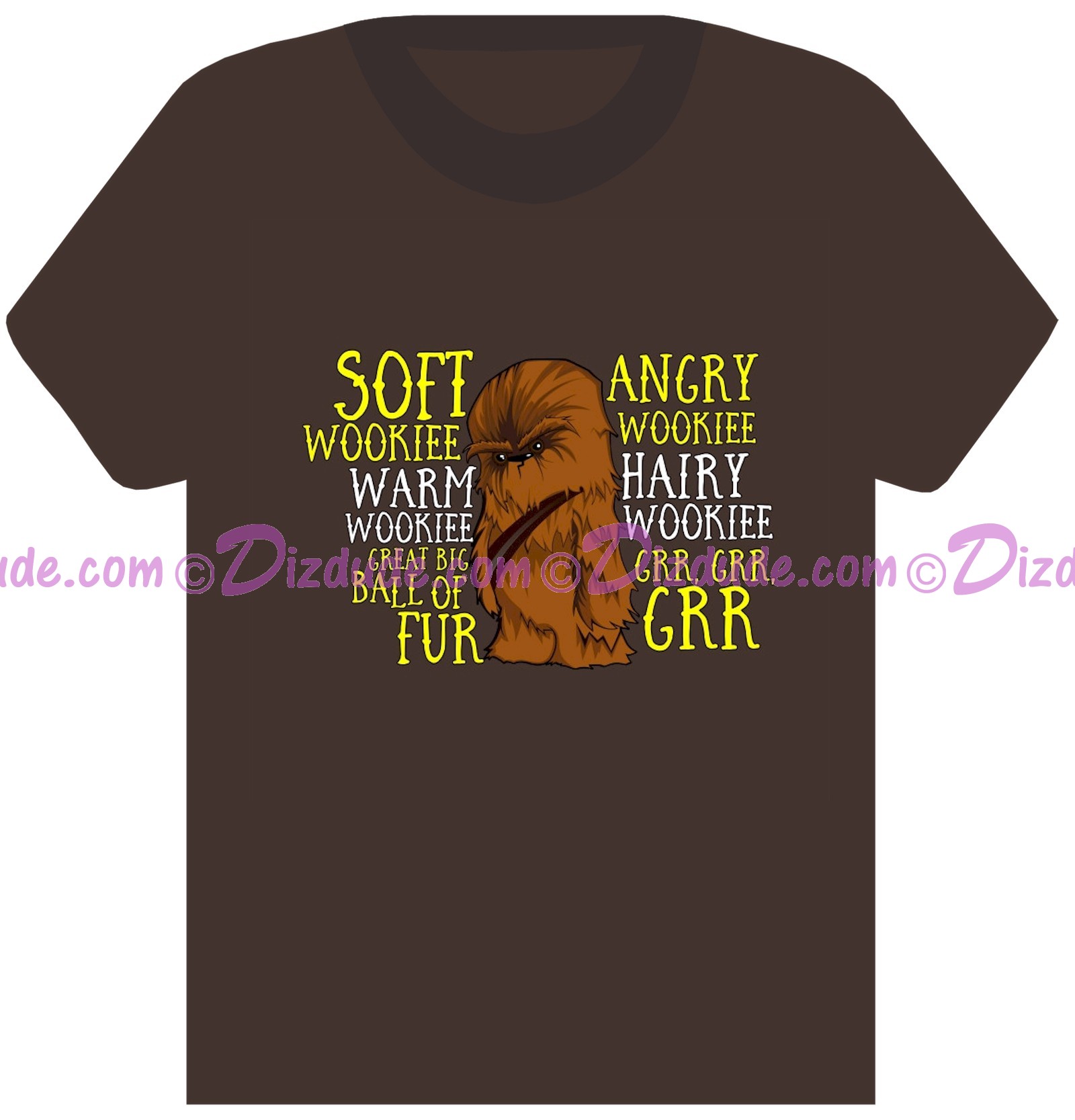 Star Wars Wookiee Lullaby ~ Fantasy T-shirt (Tshirt, T shirt or Tee) © Dizdude.com