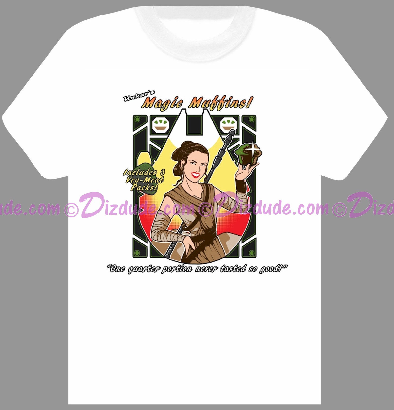 Star Wars Unkar's Magic Muffins ~ Fantasy T-shirt (Tshirt, T shirt or Tee) © Dizdude.com