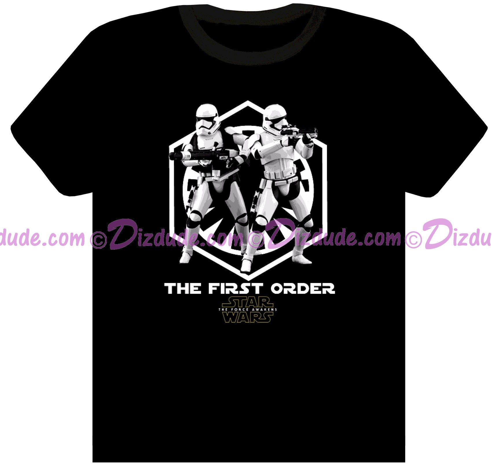 The First Order - Star Wars: The Force Awakens ~ Fantasy T-shirt (Tshirt, T shirt or Tee) © Dizdude.com