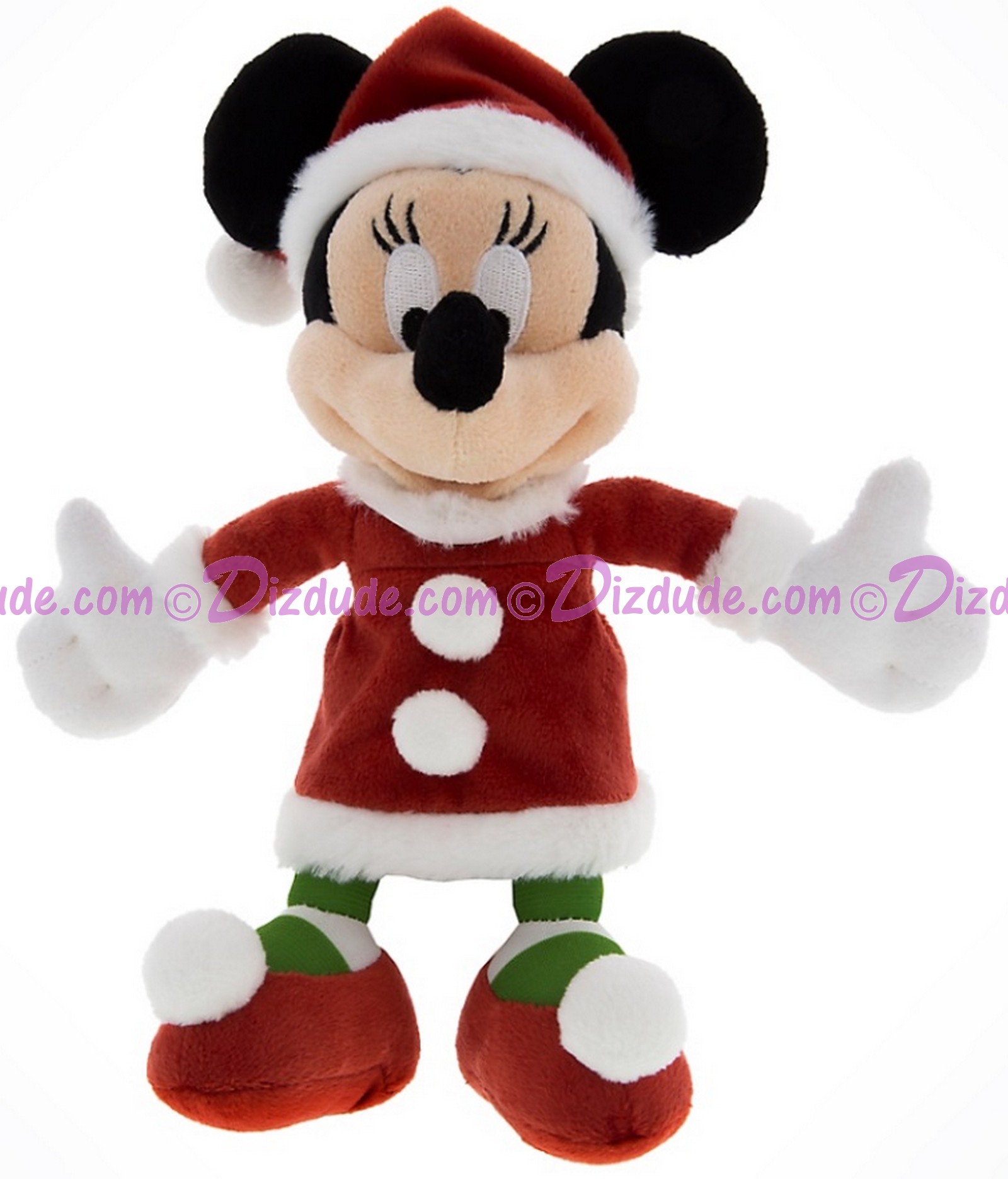 Disney Santa Minnie Mouse 7 inch Plush © Dizdude.com