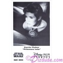 Carrie Fisher who played Princess Leia Official Star Wars Weekends 2000 Celebrity Collector Photo
