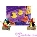 Autographed Walt Disney World - Search for Imagination Pin Event 2002 Pin-Board with Captain Hook & Sorcerer Mickey Completer Pins