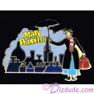 Mary Poppins Over Skyline Pin Autographed by Disney Artist Jeff Ebersohl © Dizdude.com