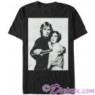 Star Wars Luke and Leia Grayscale Adult T-Shirt (Tshirt, T shirt or Tee) © Dizdude.com