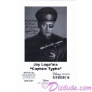 Jay Laga'aia who played Captain Gregar Typho Presigned Official Star Wars Weekends 2007 Celebrity Collector Photo © Dizdude.com