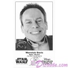 Warwick Davis who played The Ewok Wicket W. Warrick Presigned Official Star Wars Weekends 2014 Celebrity Collector Photo © Dizdude.com