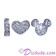 Disney Pandora "I Love Mickey" Sterling Silver Charm with Cubic Zirconias - Disney World Parks Exclusive © Dizdude.com
