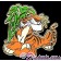 Walt Disney World Cast Lanyard Series 2 ~ Jungle Book Shere Khan Pin © Dizdude.com