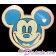 Walt Disney World - Hidden Mickey Series III - Colorful Mickeys - Blue Pin © Dizdude.com