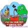 Disney's Wild About Safety Pin #9 - Stay On Your Feet, It's Not A Seat © Dizdude.com