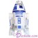 R4 White & Blue Astromech Droid ~ Pick-A-Hat ~ Series 2 from Disney Star Wars Build-A-Droid Factory © Dizdude.com