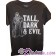Disney Star Wars TALL DARK & EVIL Adult T-Shirt (Tshirt, T shirt or Tee) © Dizdude.com