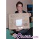 Matt Lanter displaying the back of "So Be It, Jedi" after autographing ~ Disney artist Color Illustration ~ © Dizdude.com